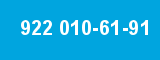 922 010-61-91